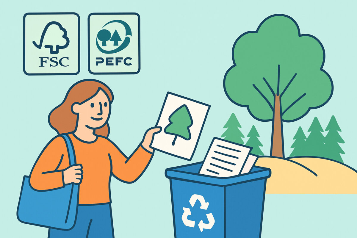 FSC- ja PEFC-merkitty paperi – metsien alkuperä